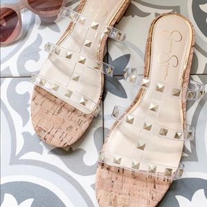 jessica simpson ciara studded sandals